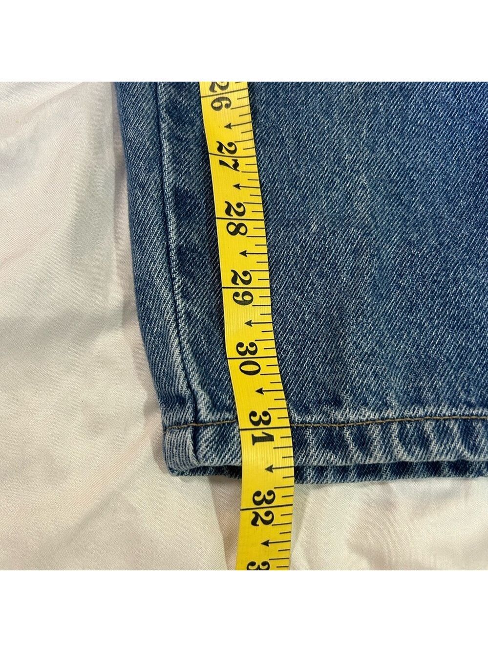 Vintage 90s Brittania Denim Jeans Waist Tapered Leg Womens Size 16 Pleated - Picture 3 of 11